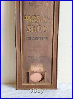 Vintage Passing Show Cigarette Advertising Tin Sign Board Old Collectible CG605