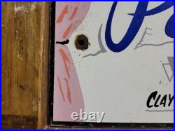 Vintage Paulines House Of Pleasure Porcelain Sign Old Brothel Gentlemans Club Ky