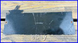Vintage Paw Paw Bait Co. Fishing Lures Oil Gasoline Porcelain Advertising Sign