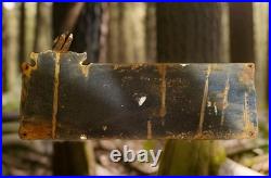 Vintage Paw Paw Bait Porcelain Sign Fishing Bait Lures Bass Michigan Gas Oil