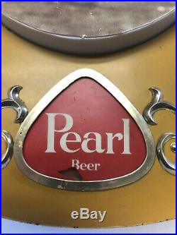 Vintage Pearl Beer Advertising Lighted Bar Sign