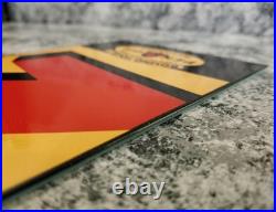 Vintage Pennzoil Sound Your Z Motor Oil Enamel Metal Gasoline Advertising Sign