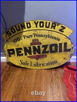 Vintage Pennzoil sign