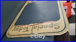 Vintage Pepsi Chalkboard Hits The Spot Special Today Stout Sign M-194 USA
