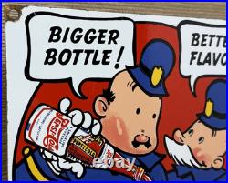 Vintage Pepsi Cola Porcelain Sign Gas Station Bottle Coke Coca Dew A & W Oil Vintage Pepsi Cola Porcelain Sign Gas Station Bottle Coke Coca Dew A & W Oil