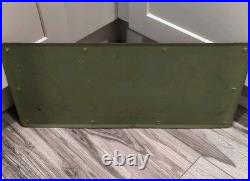 Vintage Pepsi Metal Sign 1950's The Light Refreshment Soda Pop Green Back Vintage Pepsi Metal Sign 1950's The Light Refreshment Soda Pop Green Back