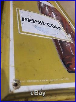 Vintage Pepsi Say Pepsi, Please! Soda Pop Advertising Metal Sign