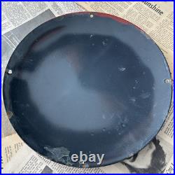 Vintage Pepsi-cola Soda Beverage Drink 12 Inch Convex Porcelain Enamel Sign