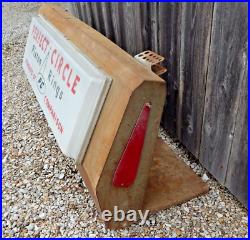 Vintage Perfect Circle Piston Rings Light Up Advertising Sign