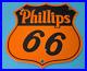 Vintage-Phillips-66-Gasoline-Porcelain-Gas-Motor-Oil-Service-Station-Pump-Sign-01-je