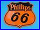 Vintage-Phillips-66-Gasoline-Porcelain-Gas-Motor-Oil-Service-Station-Pump-Sign-01-ykft