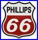 Vintage-Phillips-66-Gasoline-Porcelain-Sign-Dealership-Gas-Station-Motor-Oil-01-bq