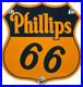 Vintage-Phillips-66-Gasoline-Porcelain-Sign-Dealership-Gas-Station-Motor-Oil-01-isw