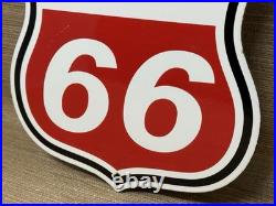 Vintage Phillips 66 Gasoline Porcelain Sign Dealership Gas Station Motor Oil