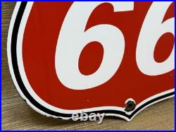 Vintage Phillips 66 Gasoline Porcelain Sign Dealership Gas Station Motor Oil Vintage Phillips 66 Gasoline Porcelain Sign Dealership Gas Station Motor Oil