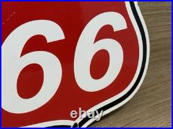 Vintage Phillips 66 Gasoline Porcelain Sign Dealership Gas Station Motor Oil