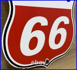 Vintage Phillips 66 Gasoline Porcelain Sign Dealership Gas Station Motor Oil Vintage Phillips 66 Gasoline Porcelain Sign Dealership Gas Station Motor Oil