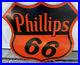 Vintage-Phillips-66-Porcelain-Sign-Near-Mint-30-Inches-US-SELLER-01-umtk