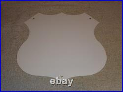 Vintage Phillips 66 Red Black White 12 Porcelain Metal Shield Gasoline Oil Sign