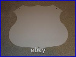 Vintage Phillips 66 Red Black White 12 Porcelain Metal Shield Gasoline Oil Sign