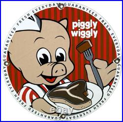 Vintage Piggly Wiggly Porcelain Sign Mcdonalds Pepsi Coke In-n-out Gas Station