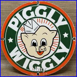 Vintage Piggly Wiggly Porcelain Sign Mcdonalds Pepsi Coke In-n-out Gas Station