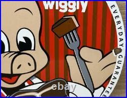 Vintage Piggly Wiggly Porcelain Sign Mcdonalds Pepsi Coke In-n-out Gas Station