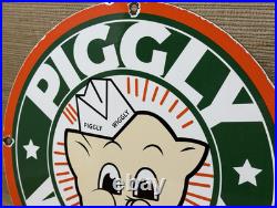 Vintage Piggly Wiggly Porcelain Sign Mcdonalds Pepsi Coke In-n-out Gas Station