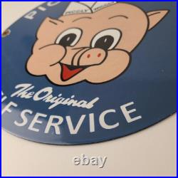 Vintage Piggly Wiggly Sign Grocery Store Gas Porcelain Self Service Sign Vintage Piggly Wiggly Sign Grocery Store Gas Porcelain Self Service Sign