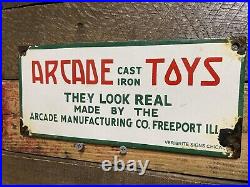 Vintage Pinball Porcelain Sign Arcade Toys Man Cave Video Game Casino Gas & Oil