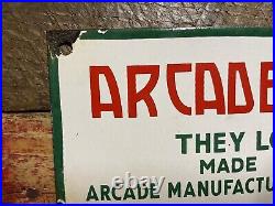 Vintage Pinball Porcelain Sign Arcade Toys Man Cave Video Game Casino Gas & Oil