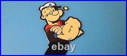 Vintage Popeye Porcelain Sign Piggly General Store Gas Sign