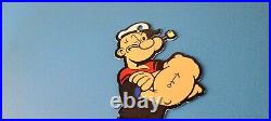 Vintage Popeye Porcelain Sign Piggly General Store Gas Sign