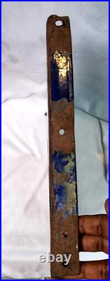Vintage Porcelain Enamel Sign Good Year Cycle Tyre Double Side With Flange 1930