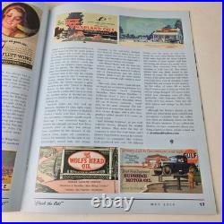 Vintage Porcelain Gasoline Magazine Motor Oil Gas Pump Porcelain Ad Sign Vintage Porcelain Gasoline Magazine Motor Oil Gas Pump Porcelain Ad Sign