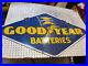 Vintage-Porcelain-Goodyear-Batteries-Sign-1946-Double-Sided-48-X-26-5-01-ko