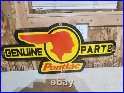 Vintage Porcelain Sign 30×13.5