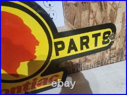 Vintage Porcelain Sign 30×13.5