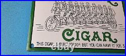 Vintage Porcelain Sign Dextel Tobacco Cigar Pipe Sign General Store Gas Sign