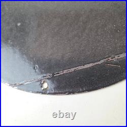 Vintage Porcelain Smitholene Gasoline Sign Aviation Service Gas Pump Sign