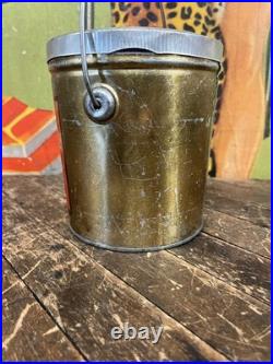 Vintage Pride Of Colorado 4 Lb Lard Tin Can Sign Denver Pig Farm Kitchen Decor
