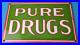 Vintage-Pure-Drugs-Porcelain-Sign-General-Store-Country-Gas-Pump-Plate-Sign-01-dibp