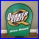 Vintage-QUAKER-STATE-OIL-Metal-Advertising-Sign-STREET-TALKER-2-Sided-37-X-25-01-ds