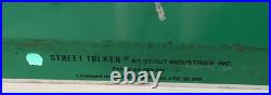 Vintage QUAKER STATE OIL Metal Advertising Sign STREET TALKER 2 Sided 37 X 25