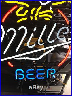 Vintage RARE! Miller Beer Neon Advertising Display Light Sign 1996