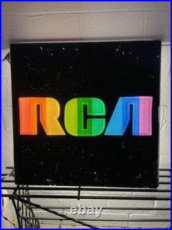 Vintage RCA single Sided Lighted Advertising Sign-pick Up Only