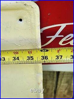 Vintage Rare B-1 Lemon Lime Soda Fine Foods Sign been Painted 36 X 18