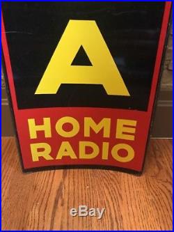 Vintage & Rare Radio Advertising Sign Motorola Auto Radio Home Radio