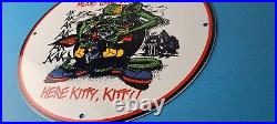 Vintage Rat Fink Porcelain Sign Ed Big Daddy Roth Hot Rod Gas Station Sign