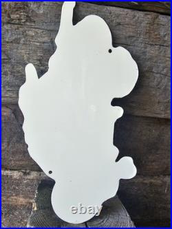 Vintage Rat Fink Porcelain Sign Ed Roth Hot Rod Gas Engine Race Car Auto Parts Vintage Rat Fink Porcelain Sign Ed Roth Hot Rod Gas Engine Race Car Auto Parts
